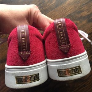 Ted Baker magenta sneakers